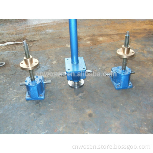 SWL2.5T screw jack worm gearbox Manual or electric jack